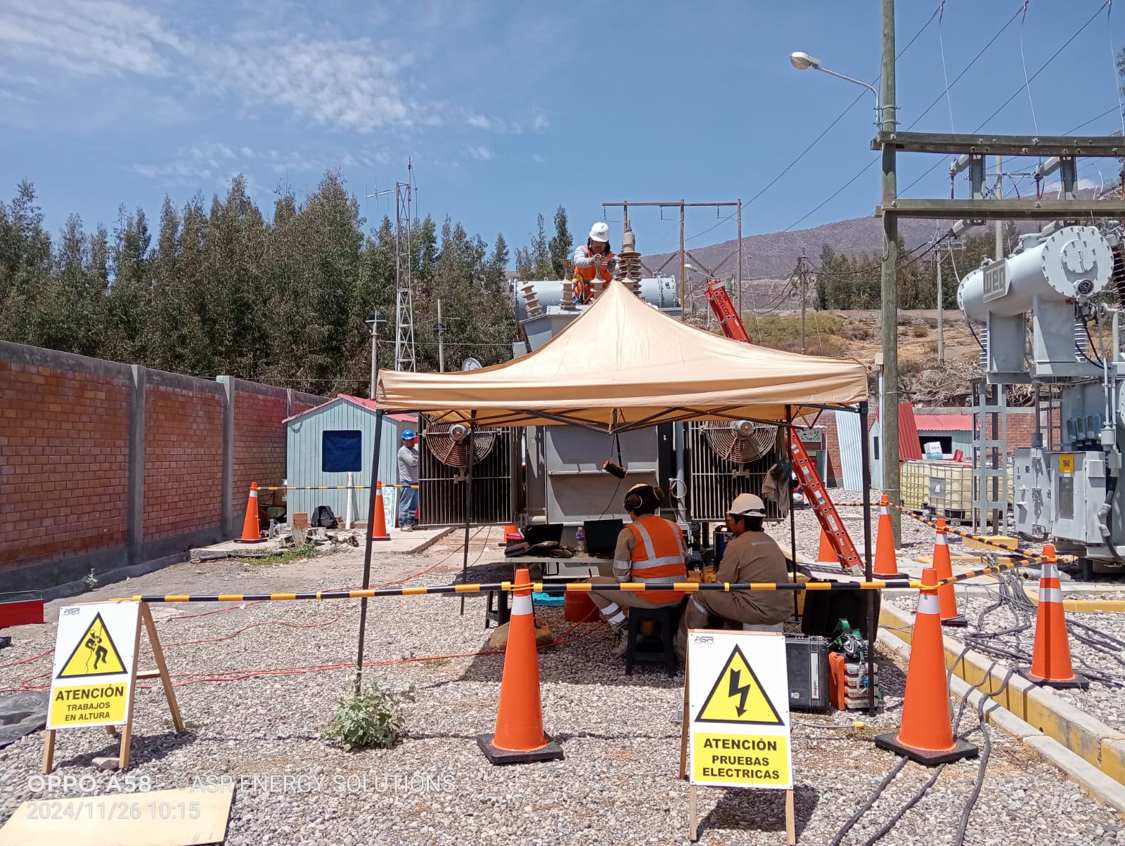 Pruebas eléctricas en transformadores de distribución y potencia